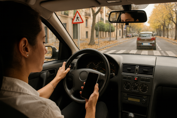 Distracciones al volante: pequeñas decisiones que provocan grandes riesgos